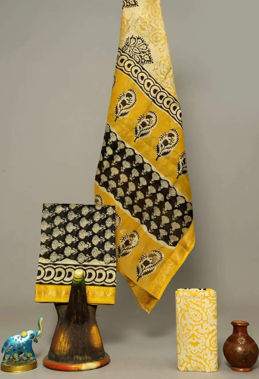Exquisite Hand Block Prints for an Artistic Look Salwar