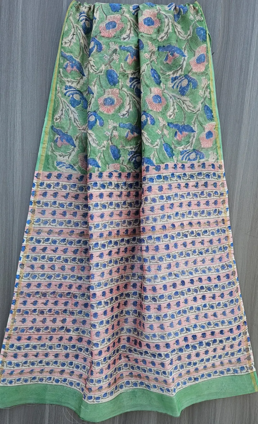 Bagru Print Cotton Saree