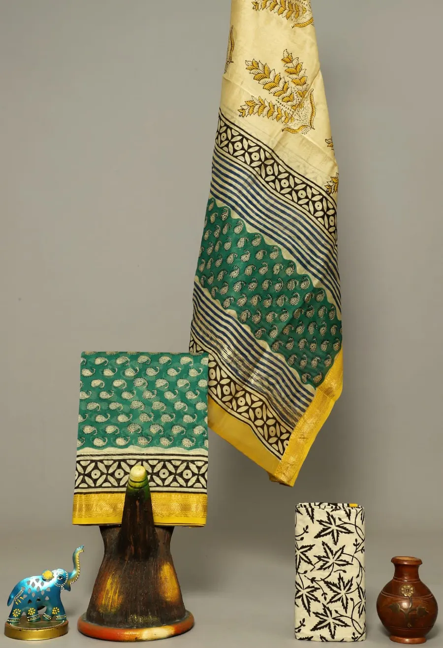 Exquisite Hand Block Prints for an Artistic Look Salwar