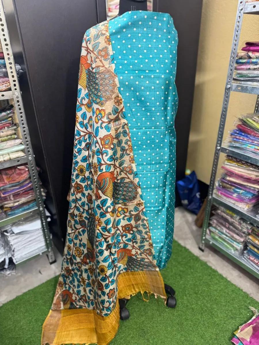 PURE HANDLOOM TUSSAR DESIGNER MATERIALS