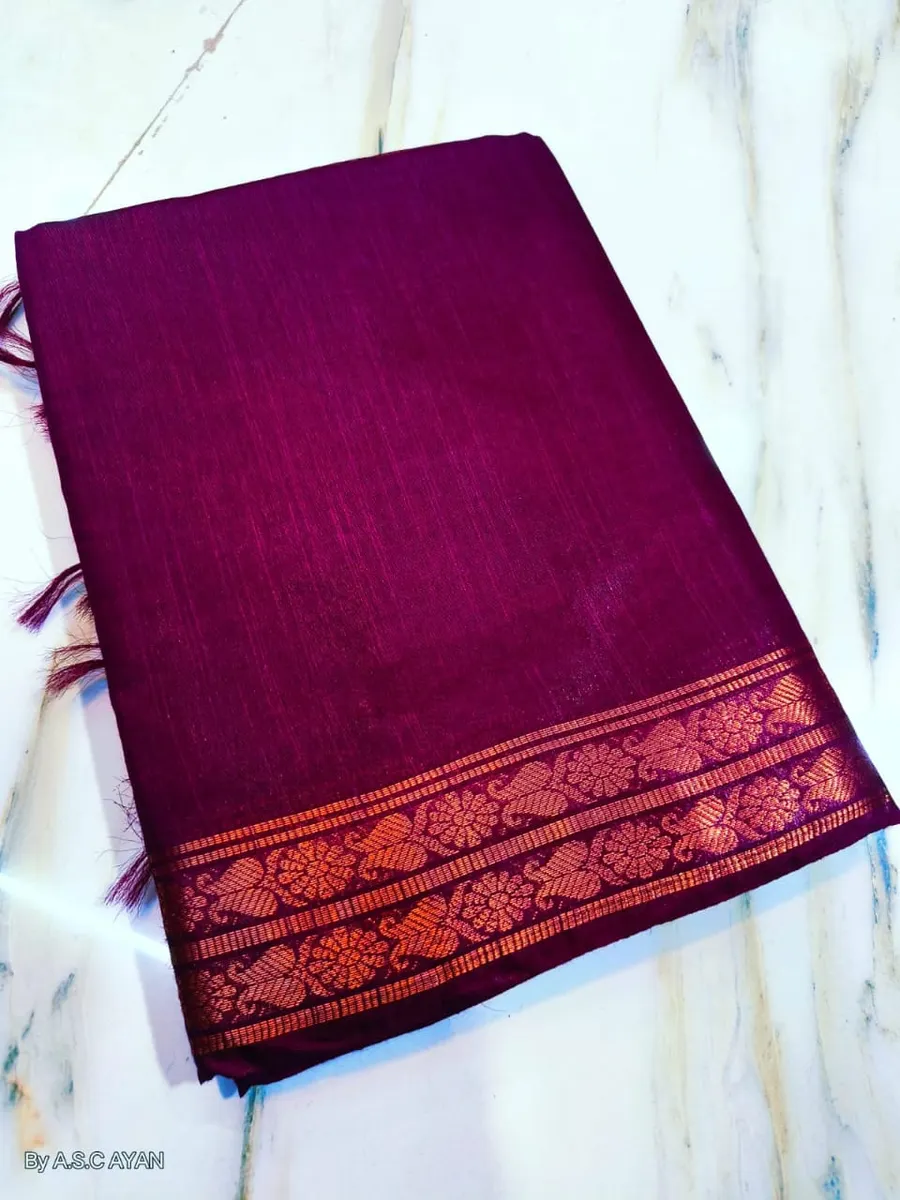 Elegant Handcrafted Kota Silk Saree with Subtle Zari Accents