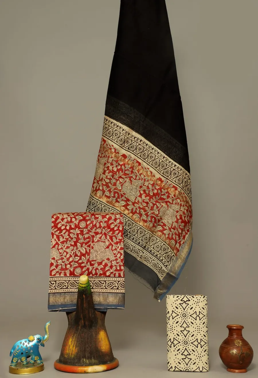 Exquisite Hand Block Prints for an Artistic Look Salwar