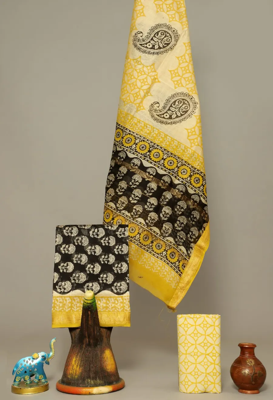Exquisite Hand Block Prints for an Artistic Look Salwar