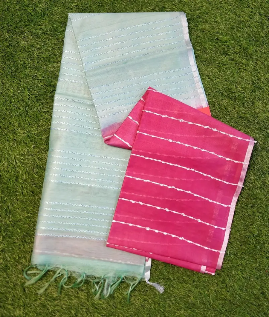 premium kota saree for women with rich embroidery &butti blouse