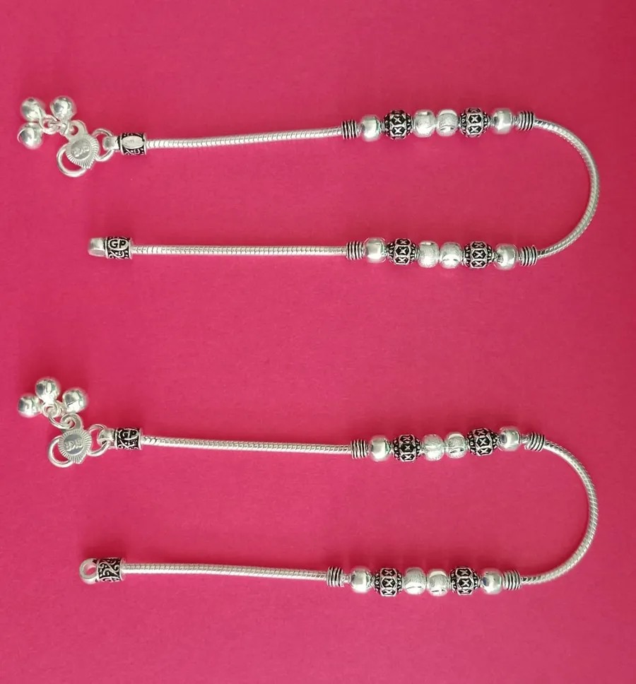 Sterling silver with a charming Anklet