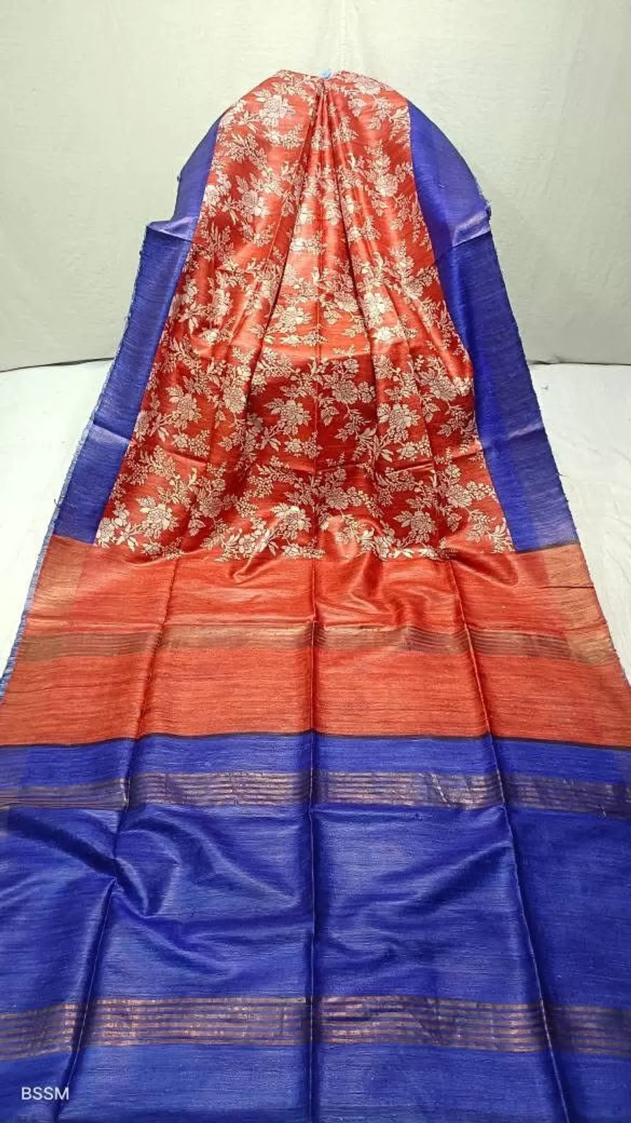Elegant Gheecha Silk Saree with Designer Zari Finish