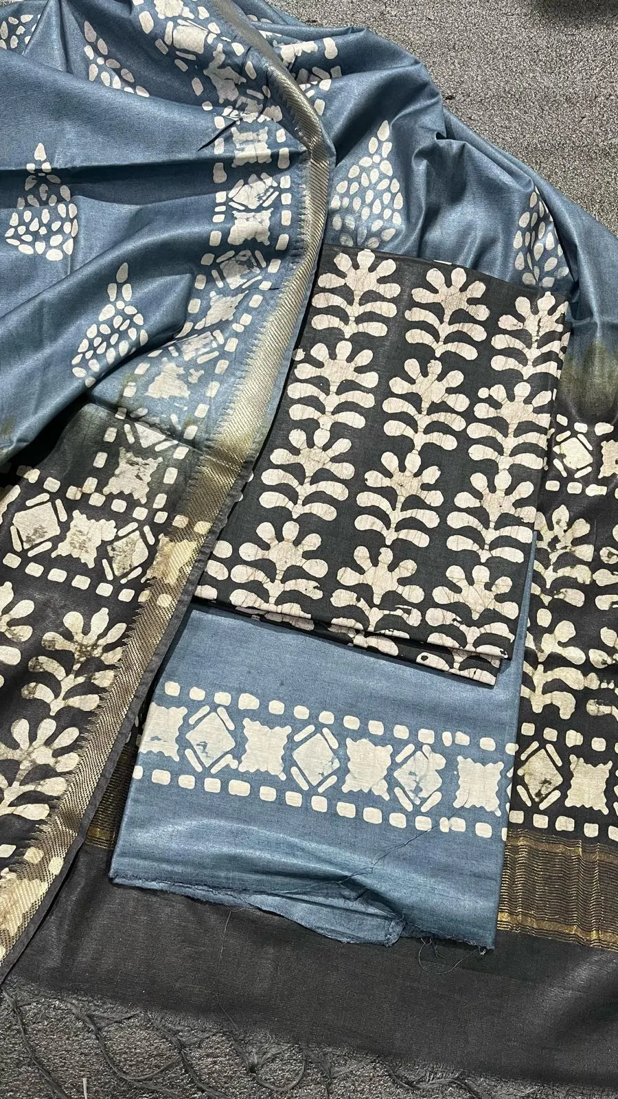 Handcrafted Batik Print Kota Salwar