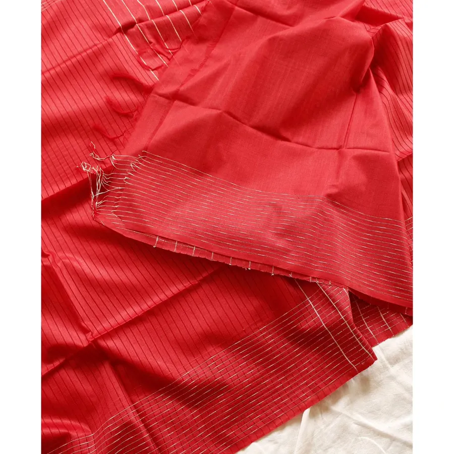 Striped Semi‑Silk Masterpiece Saree