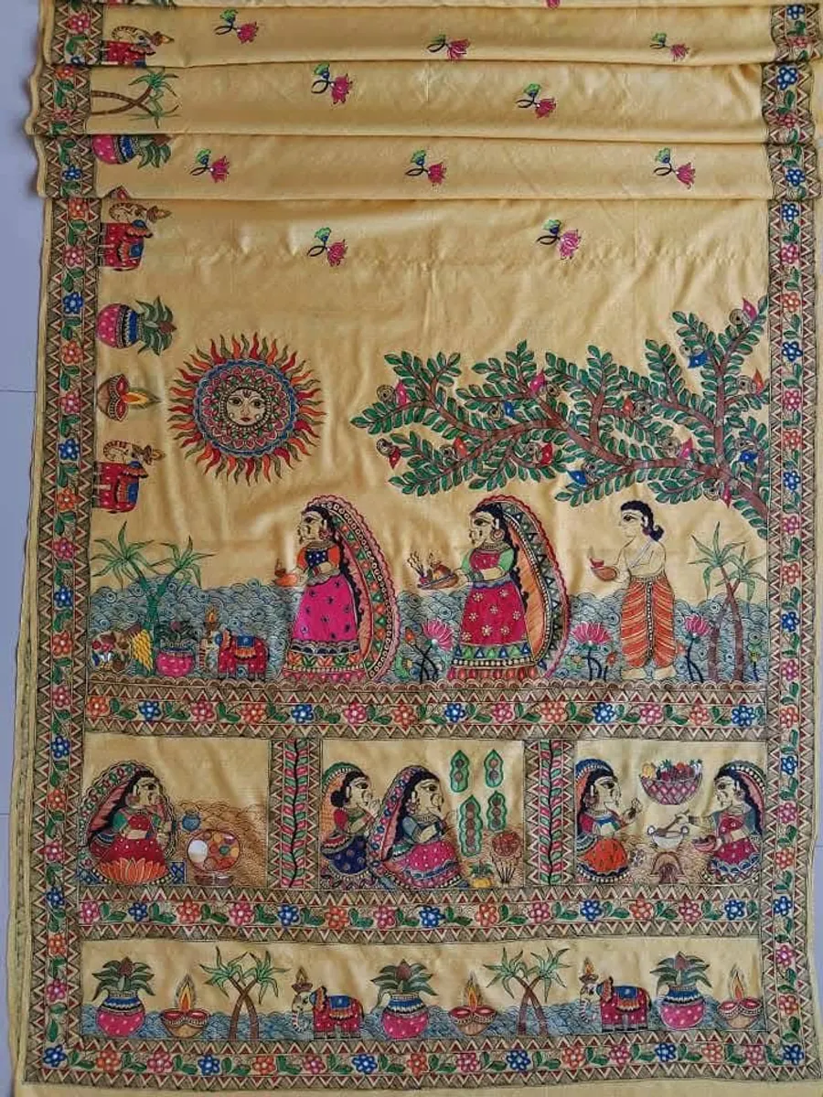 Handwoven Munga Silk Saree with Rich Texture 