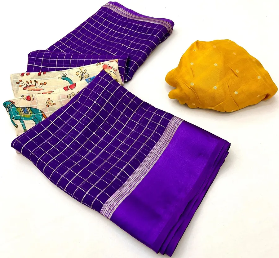 Stylish Satin Border That Adds a Refined Touch Saree